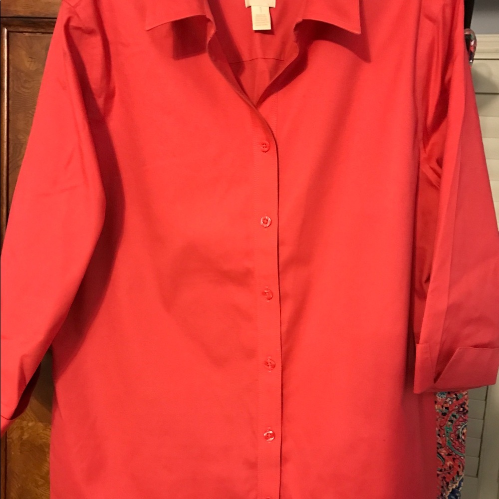 Chico’s Cotton No-iron blouse